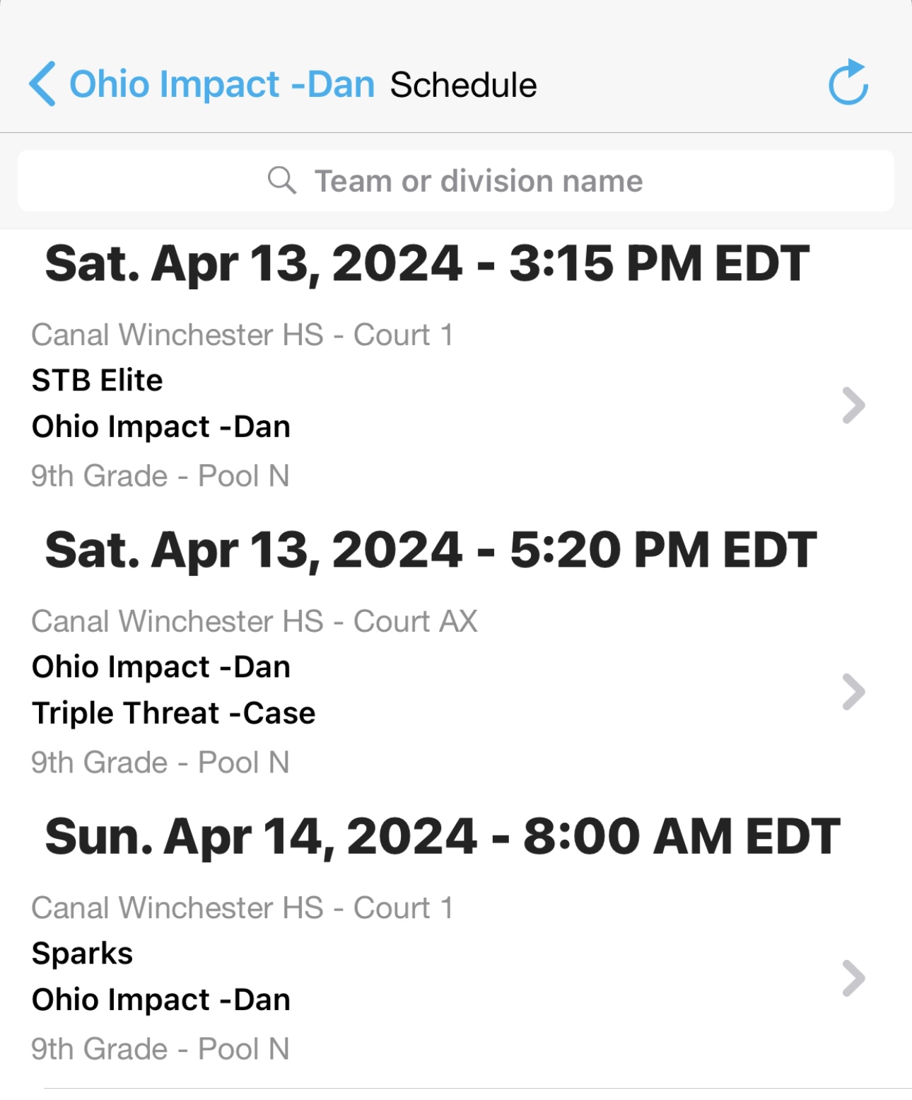 HS girls schedule ODU classic - UofShack